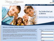 Tablet Screenshot of hobokenpediatricdentistry.com